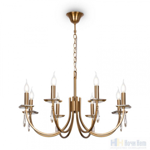 Люстра Freya Forte FR1006PL-08G, раздел каталога Кованые люстры интернет-магазина Ночи Нет