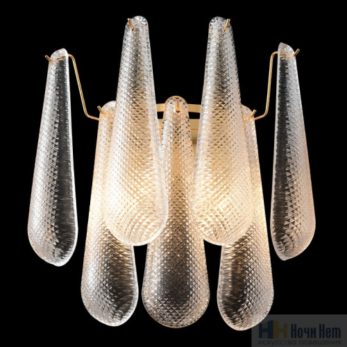 Бра Crystal Lux FONTAIN AP2 GOLD 1802/402, раздел каталога Стеклянные бра интернет-магазина Ночи Нет