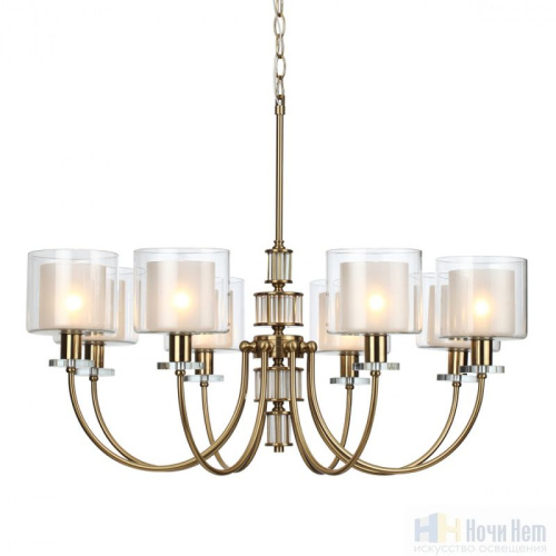 Люстра Odeon Light Saga 5088/8, раздел каталога Люстры с плафонами интернет-магазина Ночи Нет