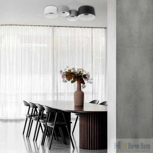 10360M Grey Потолочный светильник LOFT IT Duo, раздел каталога Круглые современные светильники интернет-магазина Ночи Нет