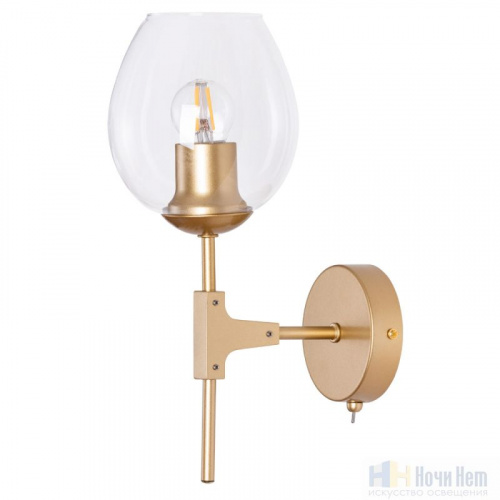 Бра Arte Lamp Yuka A4103AP-1GO, раздел каталога Стеклянные бра интернет-магазина Ночи Нет