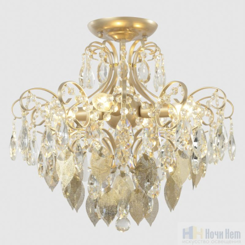 Люстра Crystal Lux ESMIRALDA PL4 GOLD 0523/104, раздел каталога Хрустальные люстры интернет-магазина Ночи Нет
