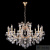 Люстра Crystal Lux HOLLYWOOD SP12 GOLD 2011/312, раздел каталога Хрустальные люстры интернет-магазина Ночи Нет